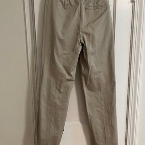 French Toast Boys' Adjustable Waist Relaxed Fit Twill Pant | Khaki | (Size 18)